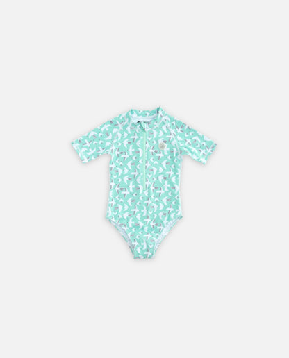 BAÑADOR NIÑA MANGA CORTA - Seagull Breeze