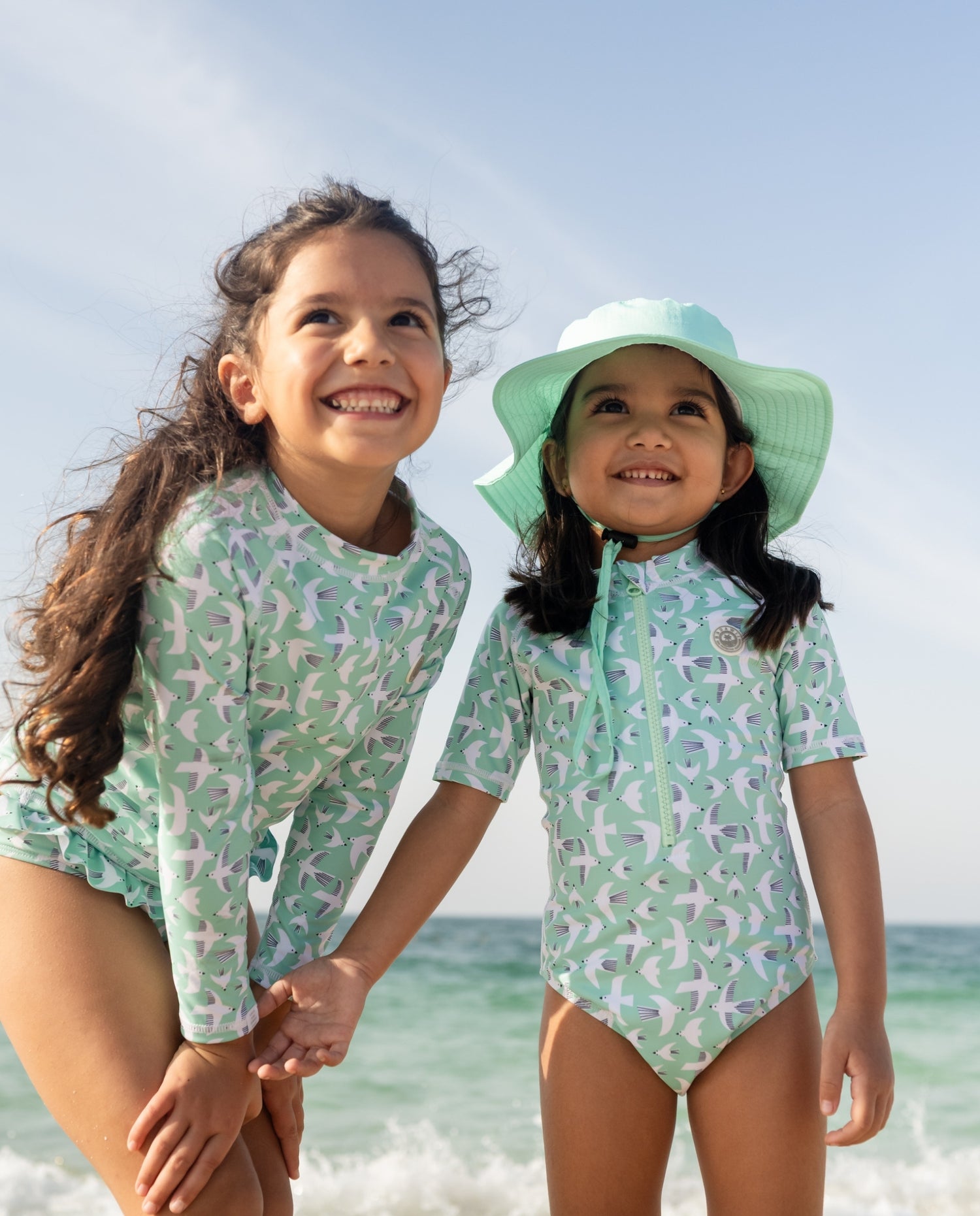 BAÑADOR NIÑA MANGA CORTA - Seagull Breeze