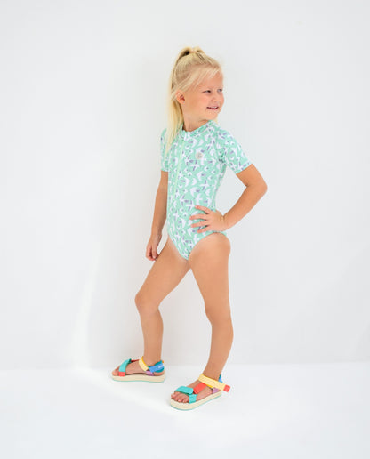 BAÑADOR NIÑA MANGA CORTA - Seagull Breeze