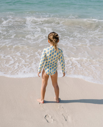 BAÑADOR NIÑA MANGA LARGA - Sunny Shells