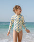 BAÑADOR NIÑA MANGA LARGA - Sunny Shells-Badawii Beachwear® Europe