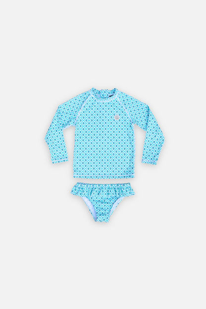 BAÑADOR NIÑA 2 PIEZAS - Diamond Green