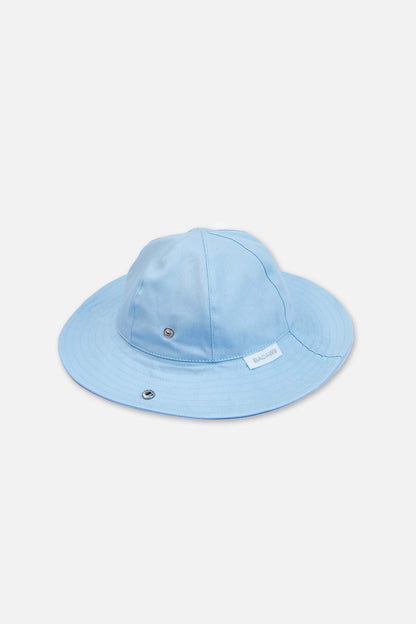 Bonnet anti UV bebe/garcon bleu