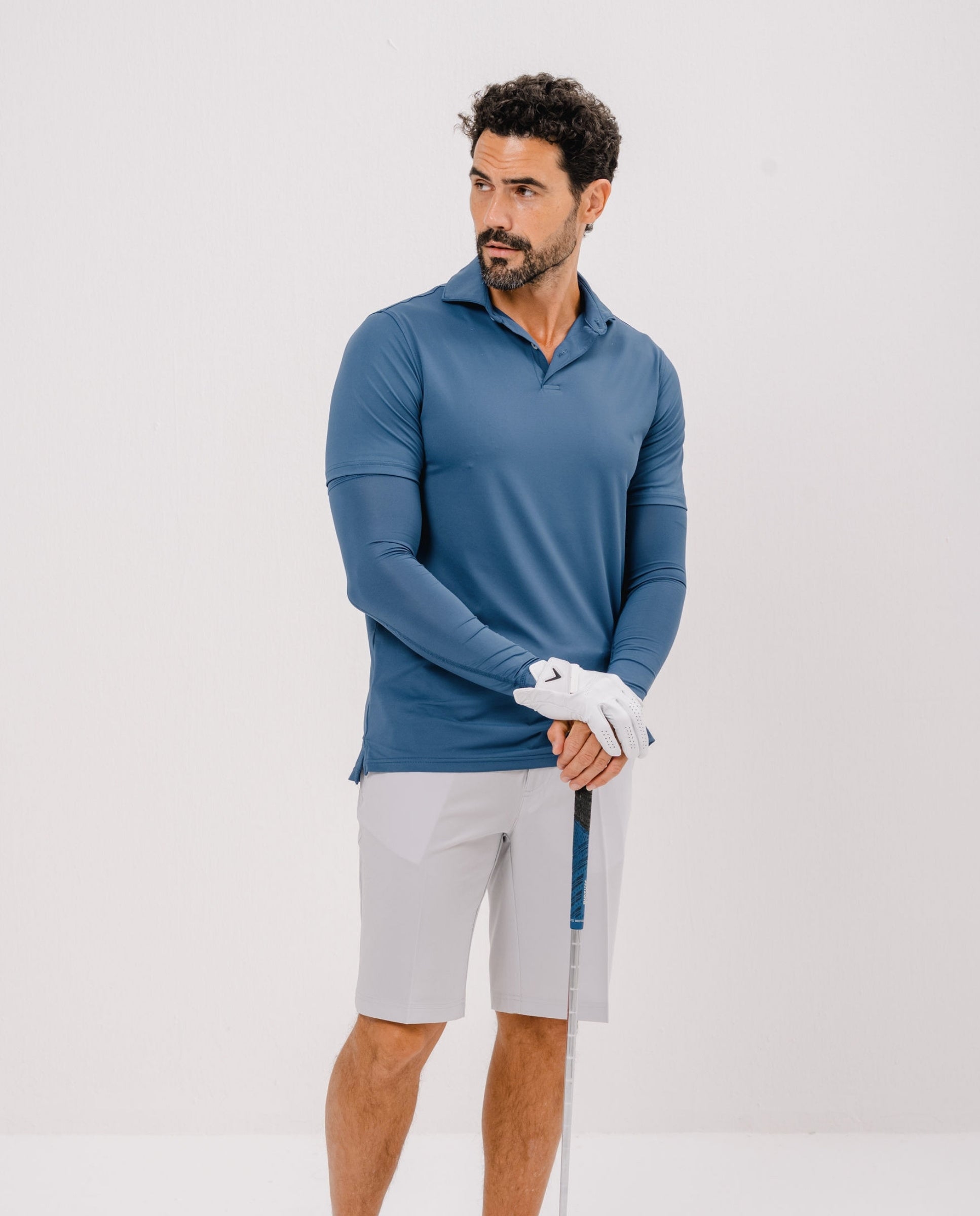 MANGAS DEPORTIVAS HOMBRE - Azul Marino