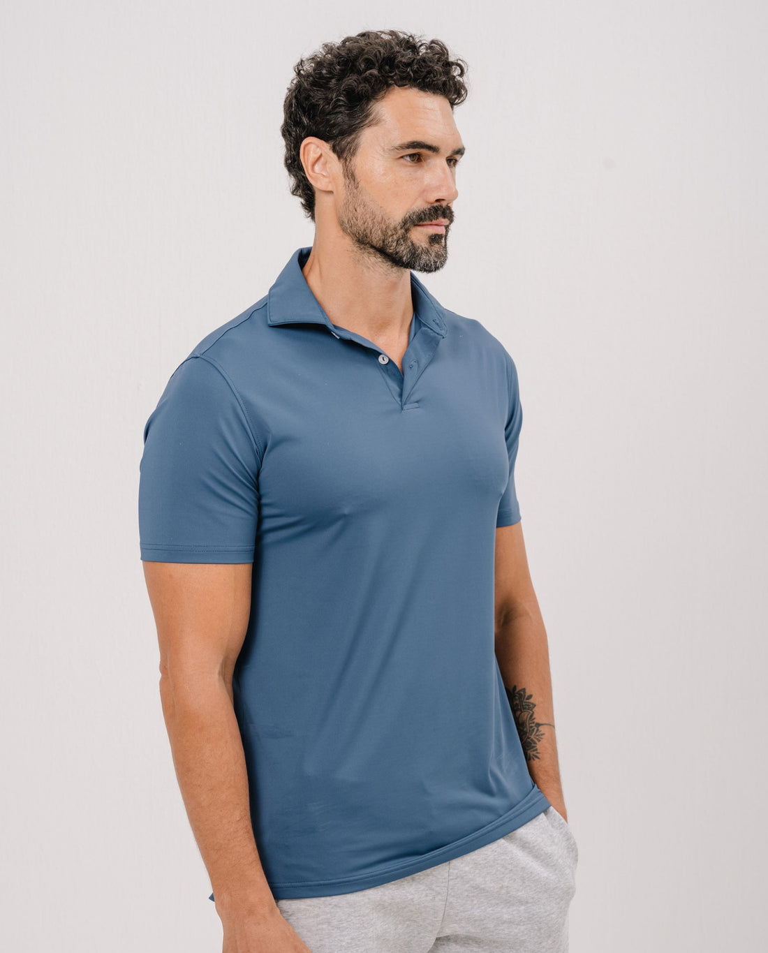POLO ACTIVE+ HOMBRE - Azul Marino