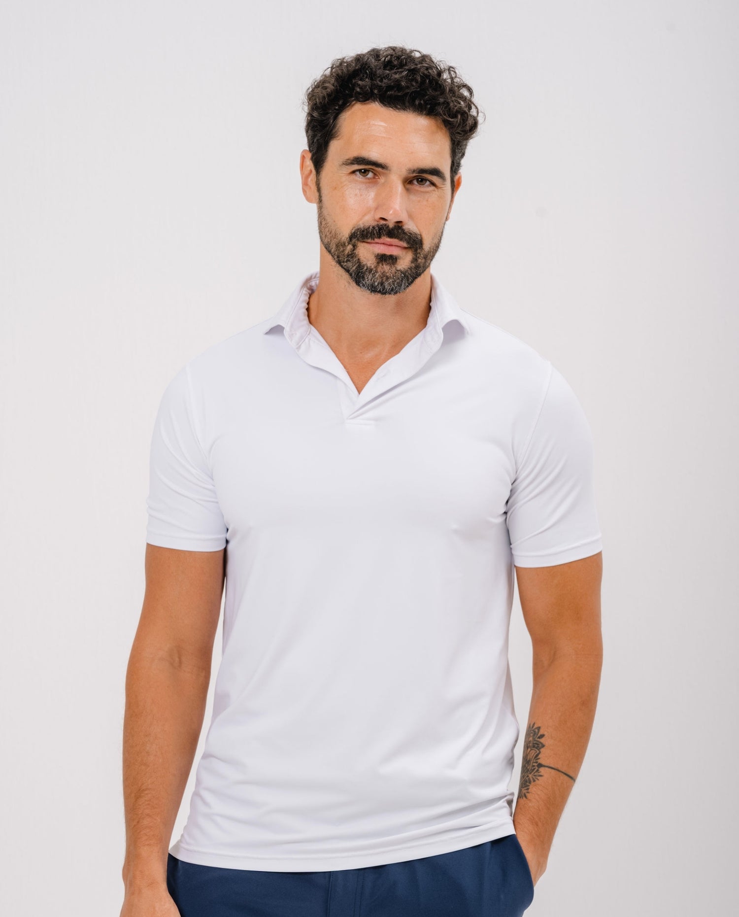POLO ACTIVE+ HOMBRE - Blanco