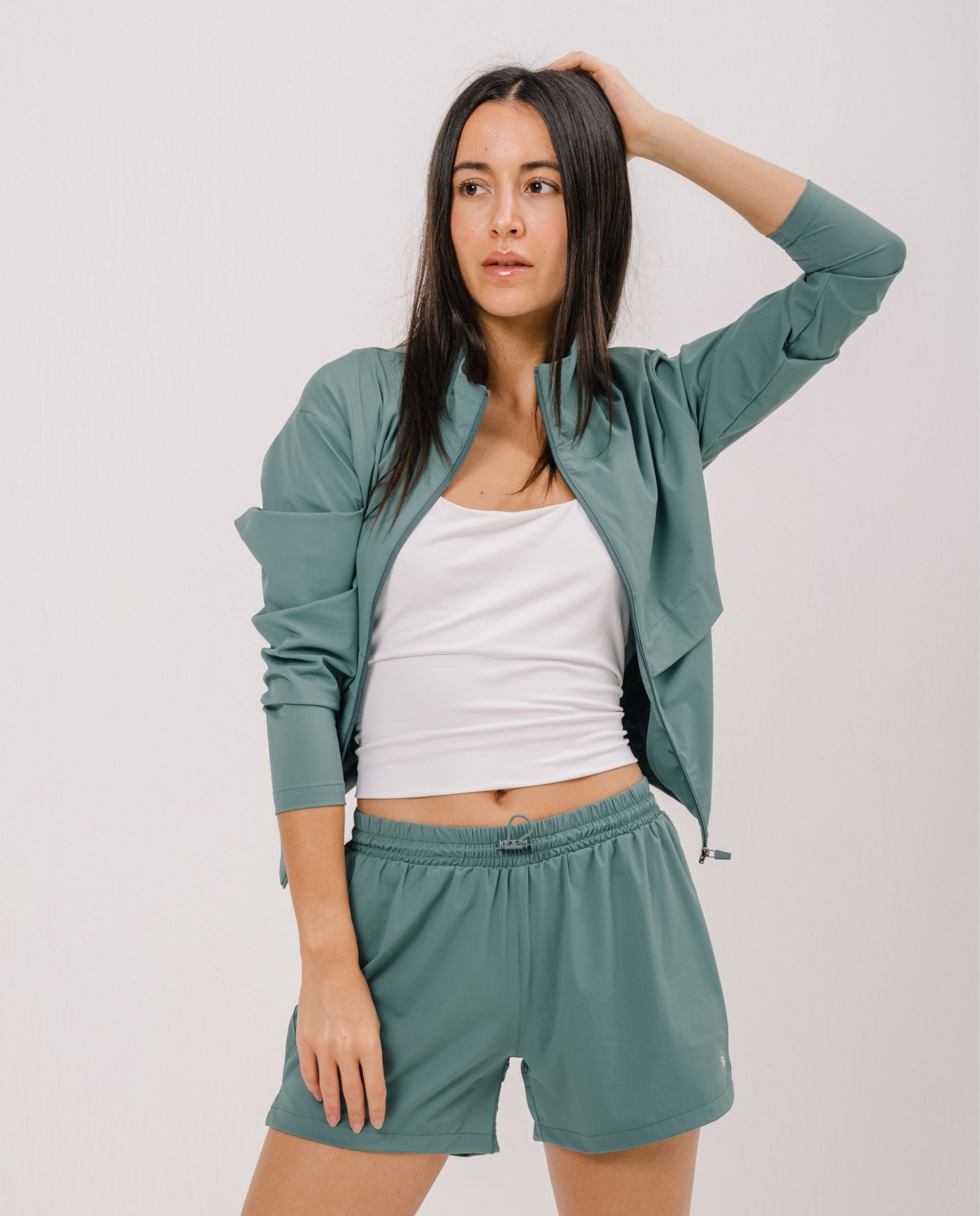 CHAQUETA ACTIVE+ MUJER - Sage Green