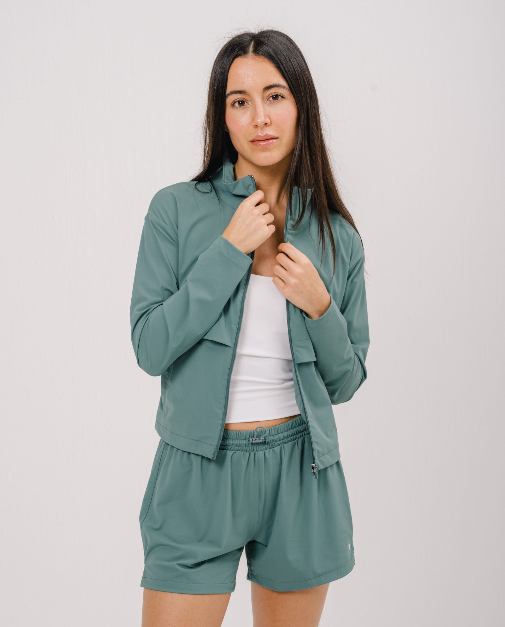 CHAQUETA ACTIVE+ MUJER - Sage Green