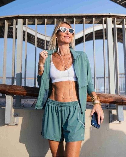 VESTE ACTIVE+ FEMME - Vert sauge
