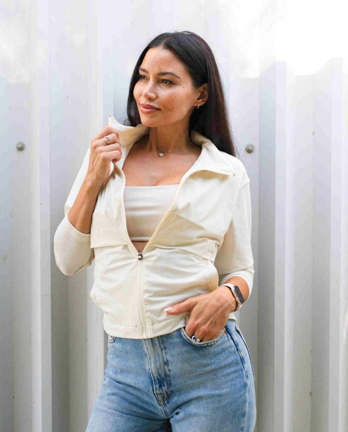 VESTE ACTIVE+ FEMME - Blanc arctique