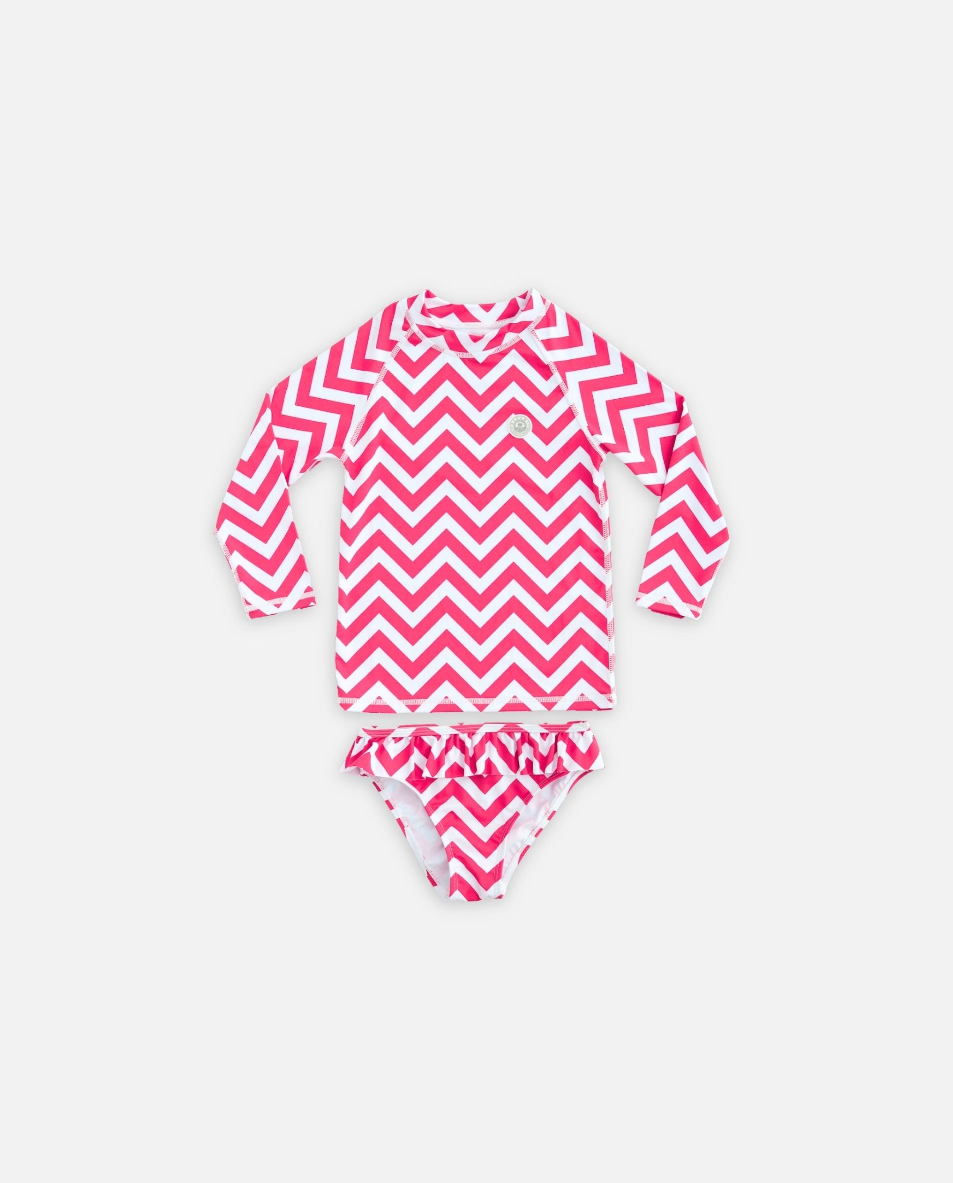 MAILLOT DE BAIN 2 PIÈCES FILLE - Zigzag Riviera