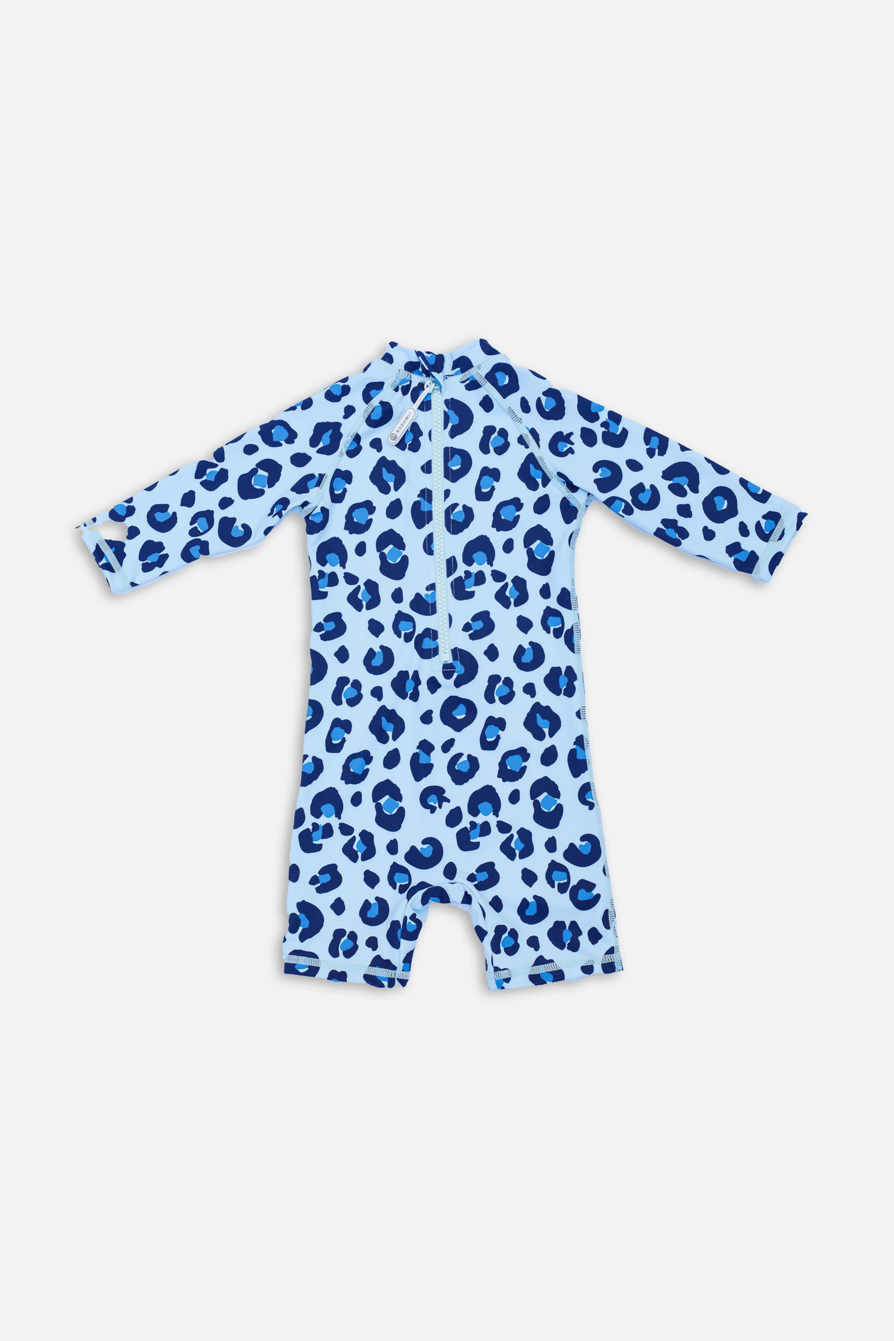 Baby Swimsuit - Animal Print Blue