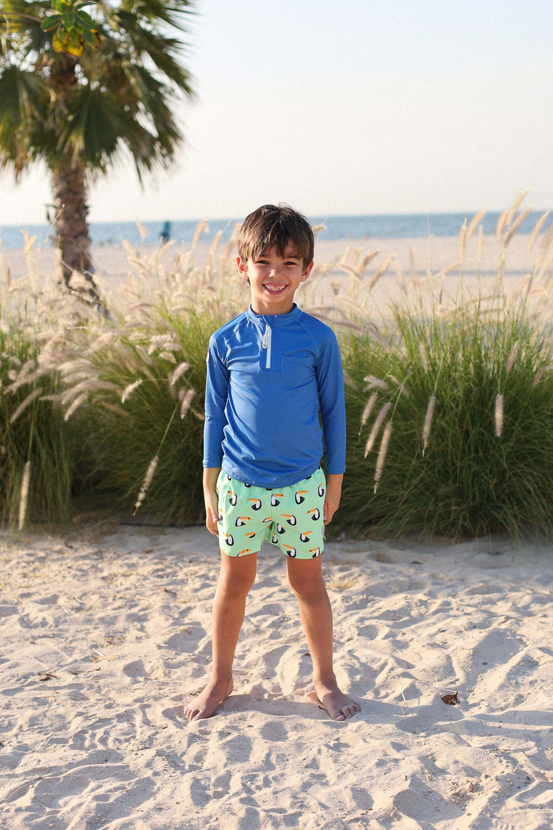CAMISETA UV NIÑO - MANGA LARGA - Deep Blue