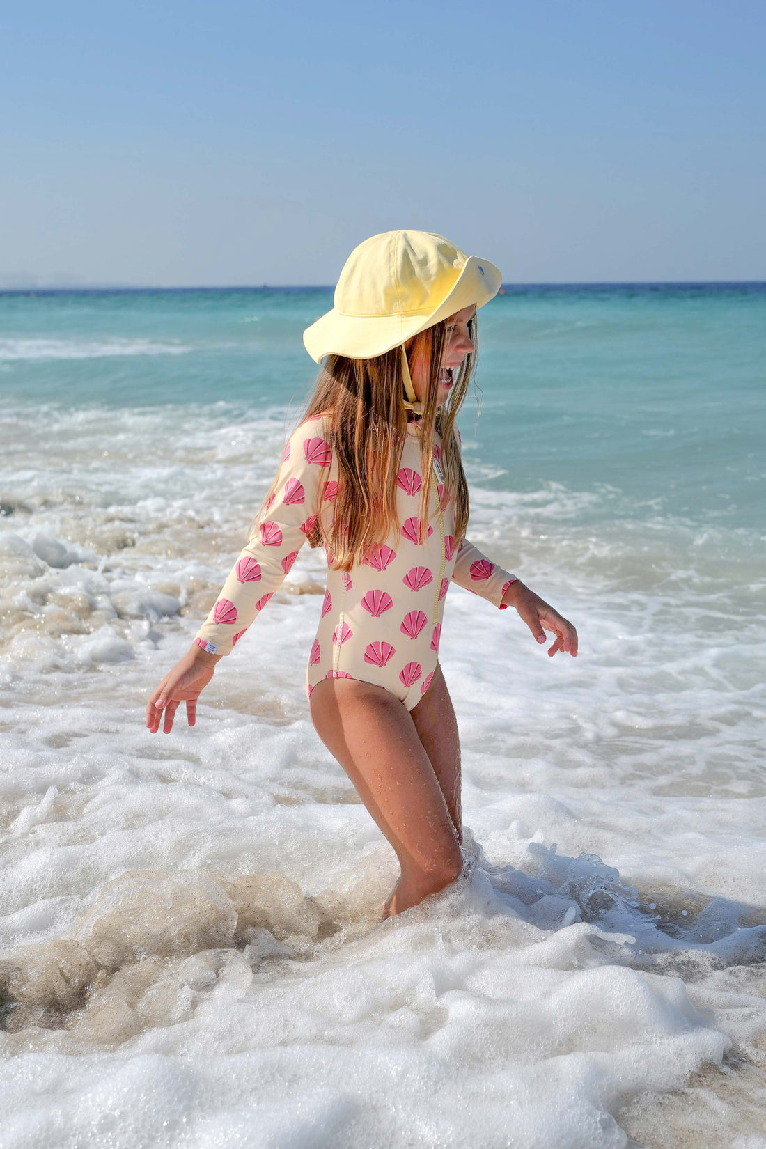 Maillot de bain fille anti-UV - Beach Shells