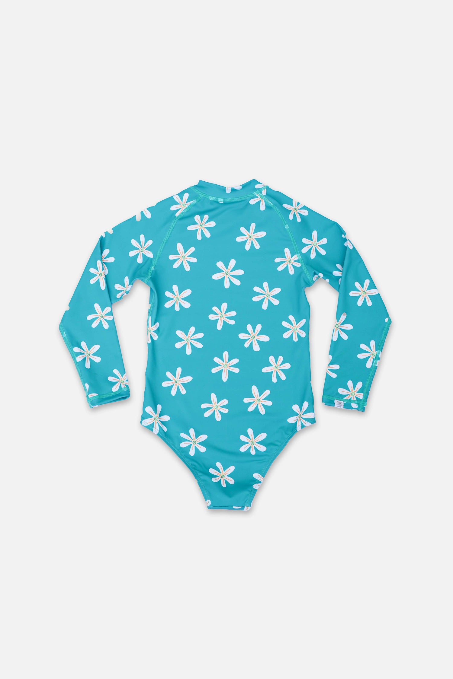 Girl UV Swimsuit - Tropical Flowers