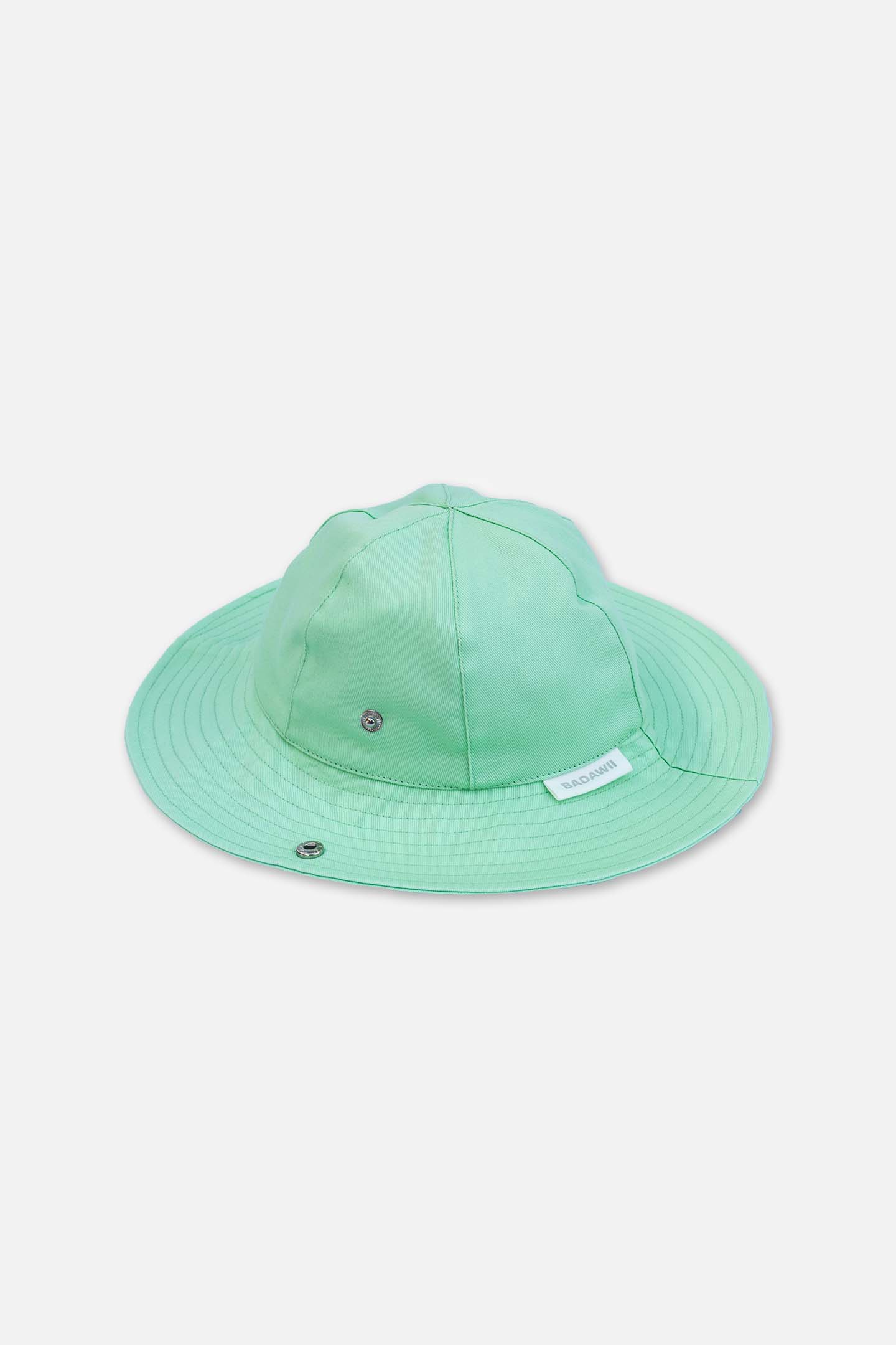 Chapeau de plage bebe/enfant - vert menthe