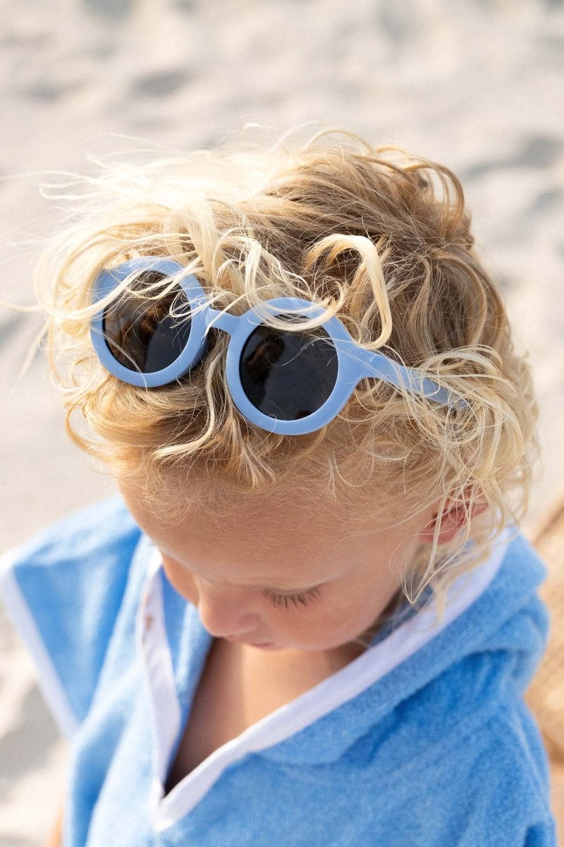 Flexible Kids Sunglasses - Blue - Badawii UAE