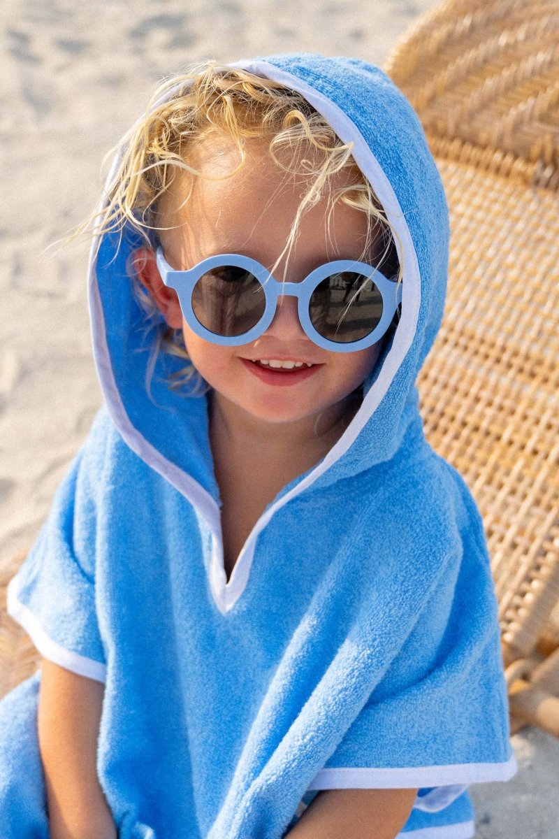 Flexible Kids Sunglasses - Blue - Badawii UAE
