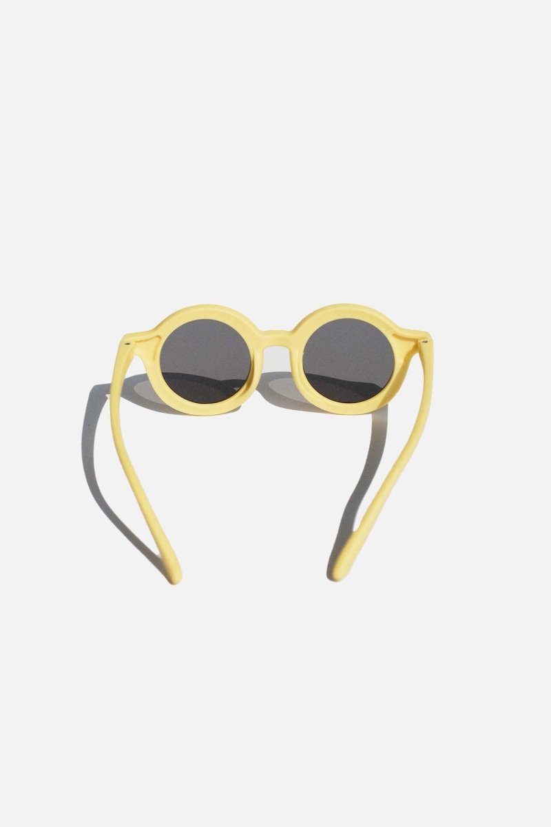Flexible Kids Sunglasses - Yellow - Badawii UAE