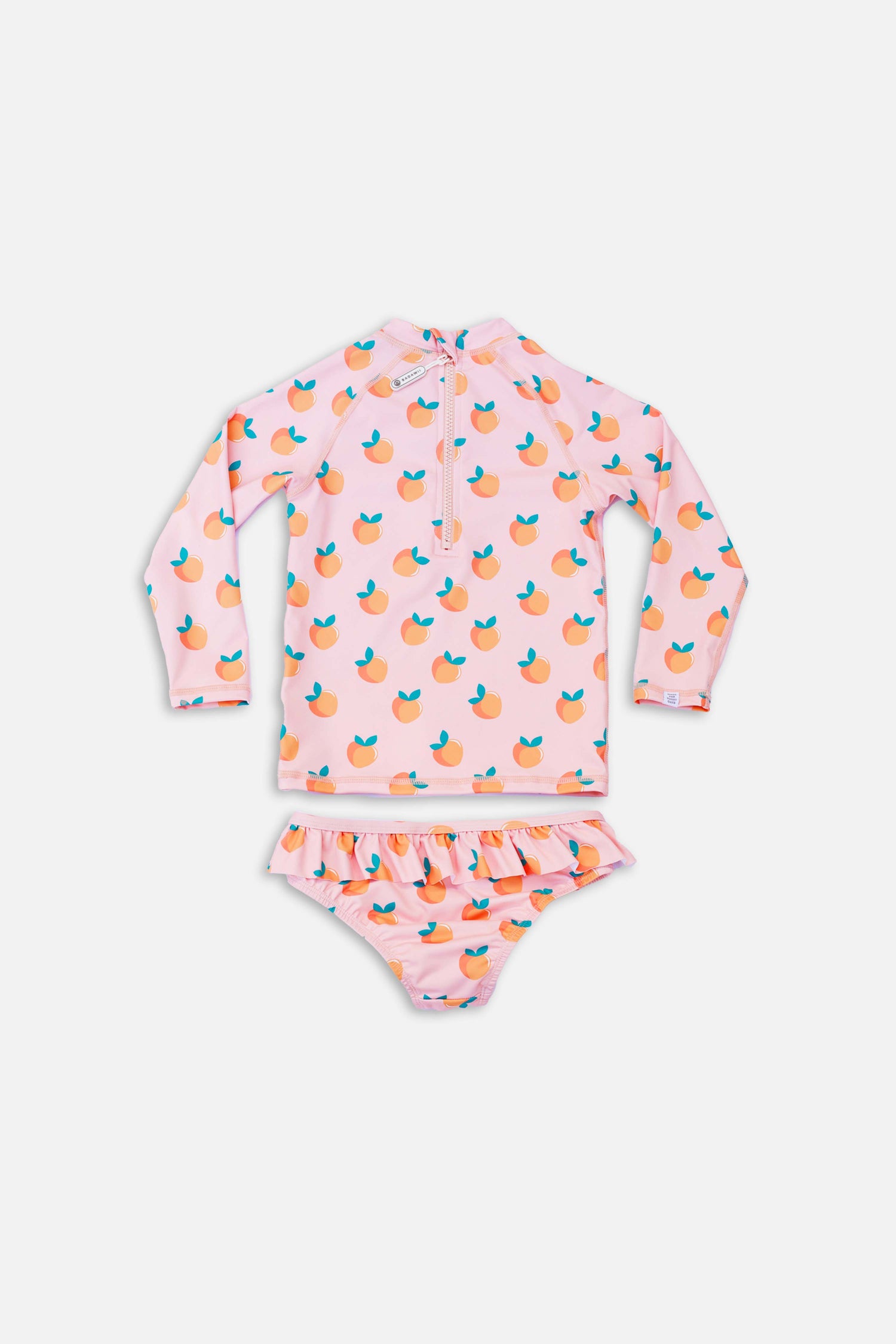 Girl UV Swimsuit 2 piece set - Sweet Peach