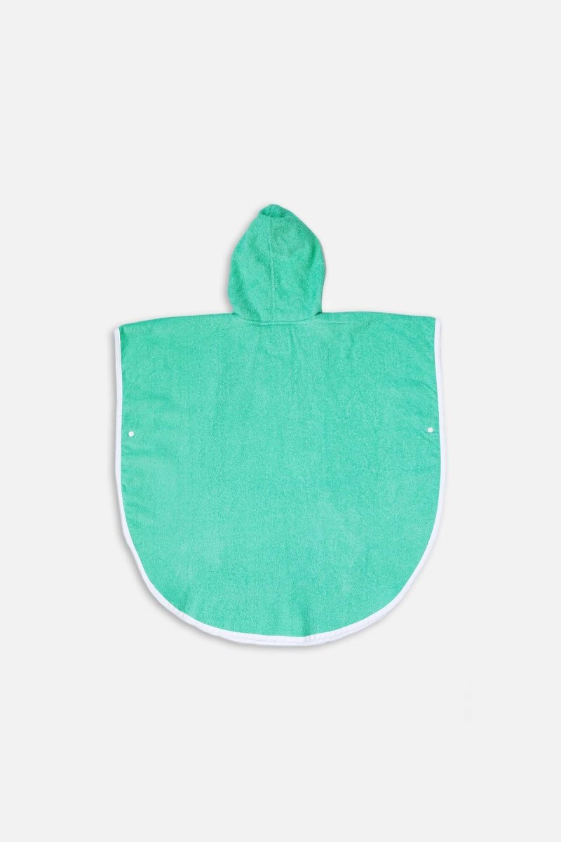 Baby/boy towel poncho - Biscay Green
