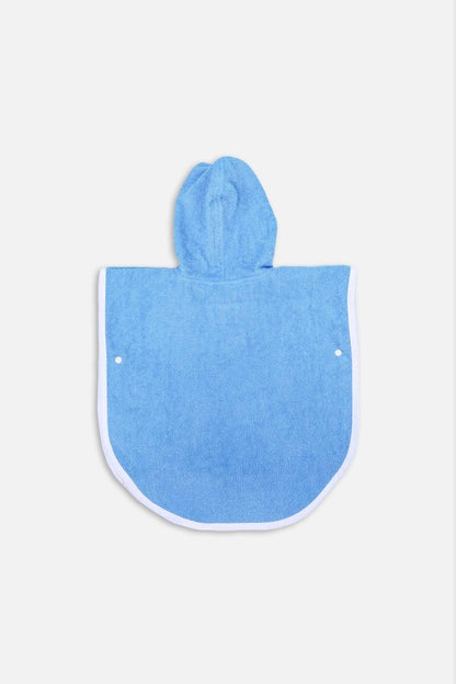 Poncho toalha bebê/menino - Deep Blue Sea
