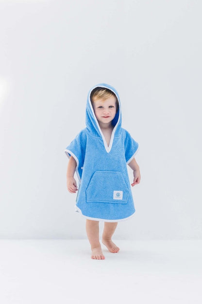 Baby/boy towel poncho - Deep Blue Sea