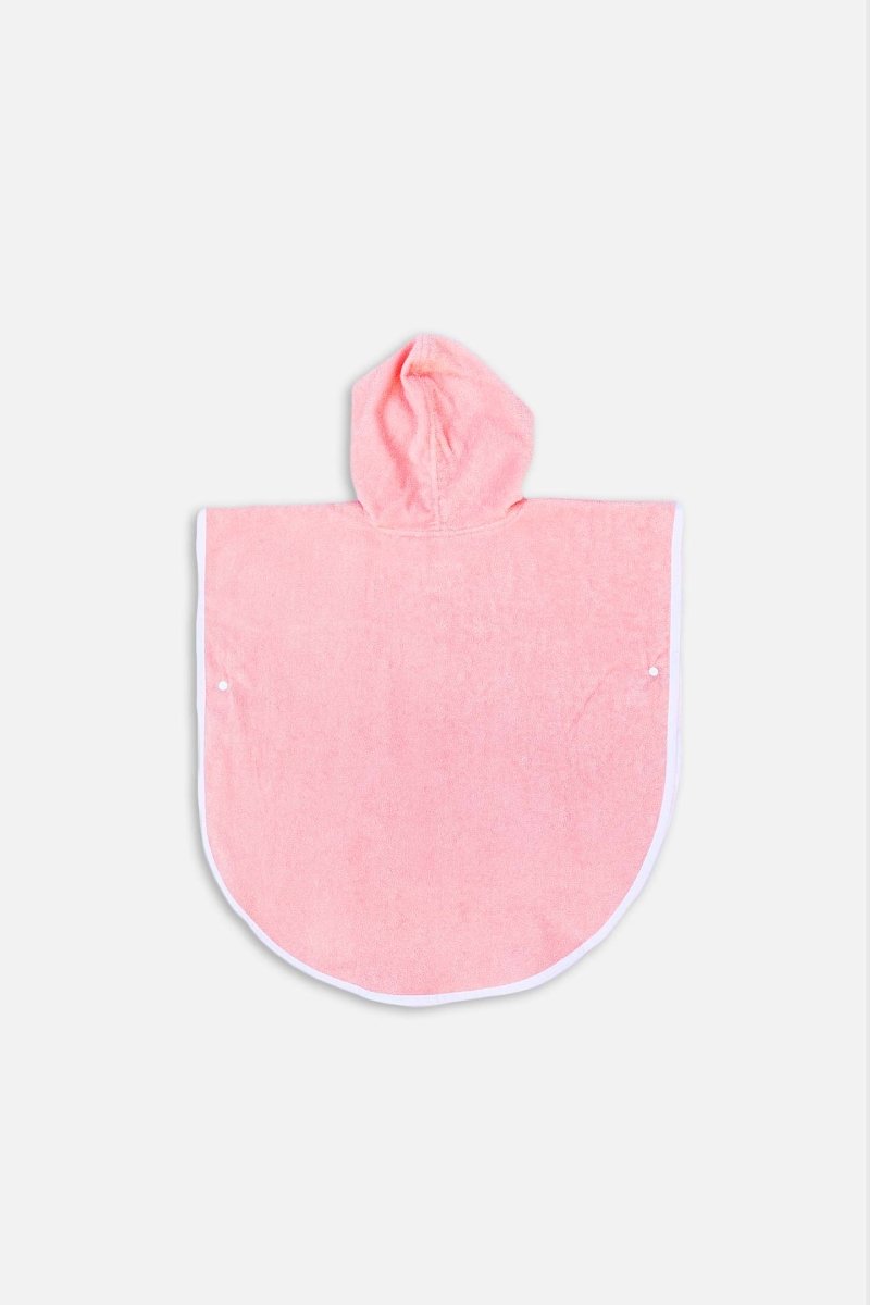 Poncho serviette bébé/enfant - Summer Pink