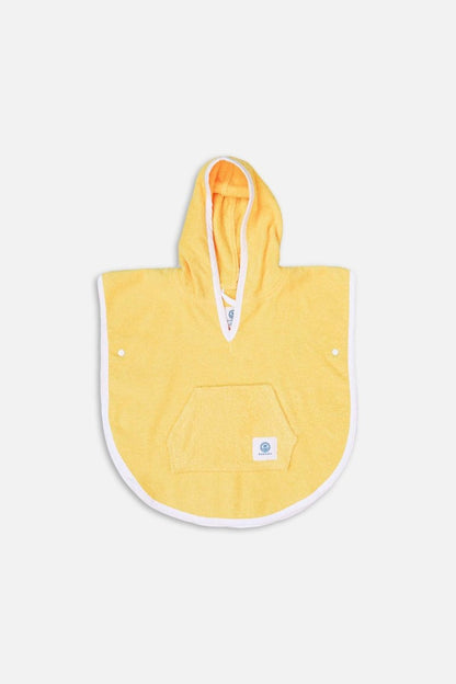 Baby/boy towel poncho - Sunshine Yellow